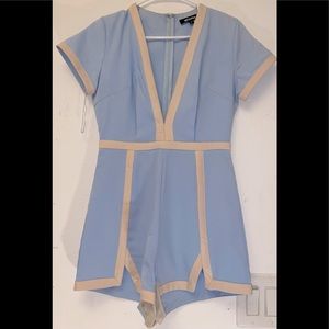 Baby blue romper
